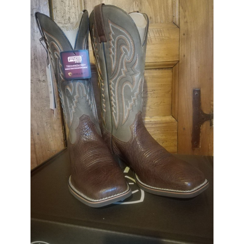 Stivali Western ARIAT Heritage Latigo Uomo punta quadra