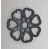 Rotelle Western Heart Rowel Brown