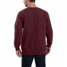 CARHARTT Felpa da uomo Mens Carhartt Block Logo Sweatshirt Heather Port