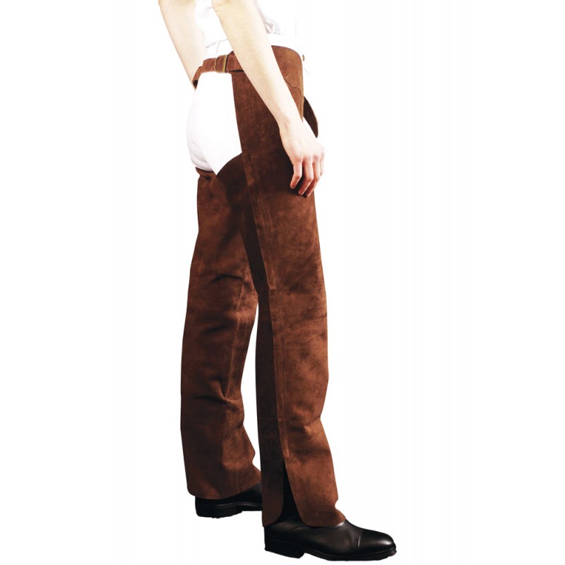 Abbigliamento Abbigliamento genere neutro per adulti Pantaloni pantaloni cowboy in pelle vintage marrone lwather western oversize S M L XL pantaloni cowboy chaps 