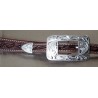 FIBBIA TESTIERA WESTERN Hansen Silver SQUARE