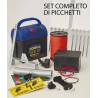 SET PER RECINZIONE ELETTRICA COMPLETO con picchetti plastica e banda da 2 cm