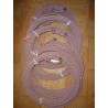FOUR STRAND POLY RANCH ROPE Tricolor 3/8 - 60 Piedi