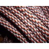 FOUR STRAND POLY RANCH ROPE Tricolor 3/8 - 60 Piedi