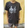 T-shirt con stampa cavallo