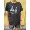 T-shirt con stampa cavallo