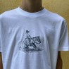 T-shirt con stampa cavallo