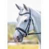 Velociti Dressage Bridle with Flash SHIRES con redini in gomma supergrip