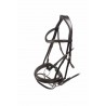 Velociti Dressage Bridle with Flash SHIRES con redini in gomma supergrip