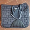 Set sottosella  e cuffia dressage grigio