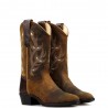 Stivale western in pelle Old west 8164