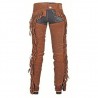 Chaps con frange in pelle Showchaps con frange