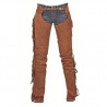 Chaps con frange in pelle Showchaps con frange