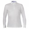 Camicia uomo a polo  maniche lunghe EQUI-THÈME “Mesh” Ragazzo e uomo