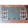 TAPPETINO SOTTOSELLA IN TESSUTO NAVAJO, PURA LANA 36"x33" Gray/Sand/Brown