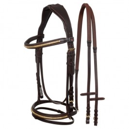 SPECIALE ATTREZZATURA CAVALLO Prestige FR-E142 - Testiera classica black -  Private Sport Shop