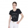 T-SHIRT DONNA SLIM FIT HORSE LIFE CON STRASS