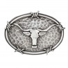 FIBBIA WESTERN LONGHORN BARBWIRE ARIAT