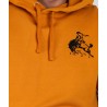 WRANGLER FELPA UOMO LOGO HOODIE GOLDEN OAK