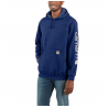 CARHARTT Felpa da Uomo con Cappuccio  K288 Scout Blu