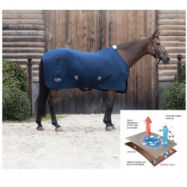 Coperta Cavallo in Pile Horses Flag