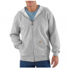 CARHARTT Felpa da uomo con cappuccio e zip K122 Midweight Hooded Zip-Front Sweatshirt