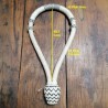 BOSAL IN RAWHIDE 5/8" Buckaroo Braiding