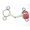 Filetto pessoa HAPPY MOUNTH in inox spezzato con 1 chiamata gusto mela