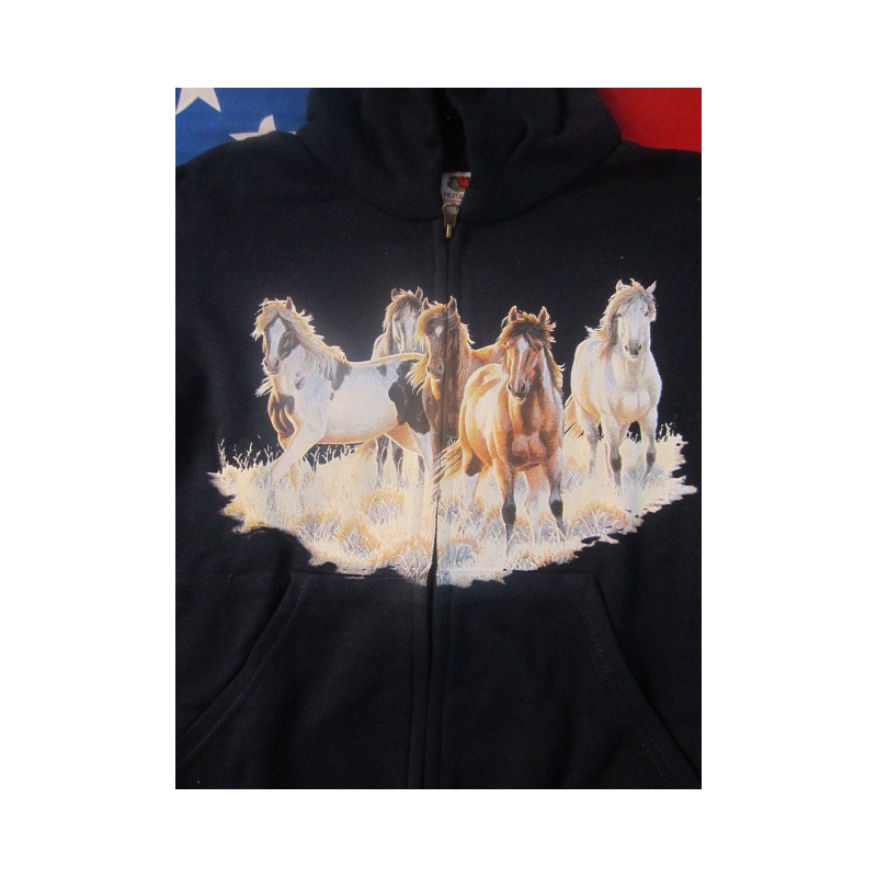 Felpa con cavalli discount