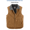 Carhartt® Smanicato Mock-Neck Vest V33 Brown UOMO
