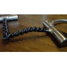 FILETTO WESTERN TORCIGLIONE Twisted Wire Training Dee Ring