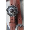 FIBBIA TESTIERA WESTERN CONCHO BUCKLES JWP