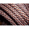 FOUR STRAND POLY RANCH ROPE Tricolor 5/16 - 50 Piedi
