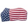 Coperta in Pile Colori USA -Stars & Stripes- con chiusura anteriore