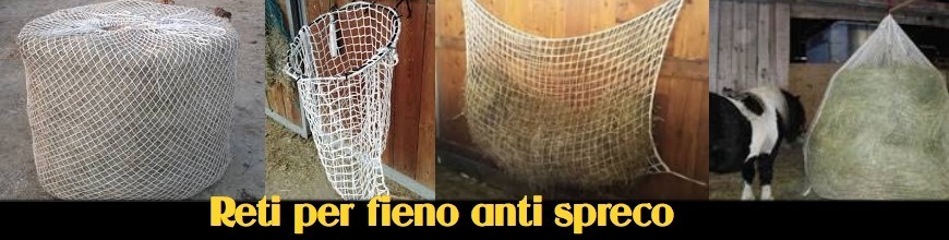 RETI PER FIENO ANTI SPRECO slow feeder - Selleria la Colombaia articoli equitazione on line